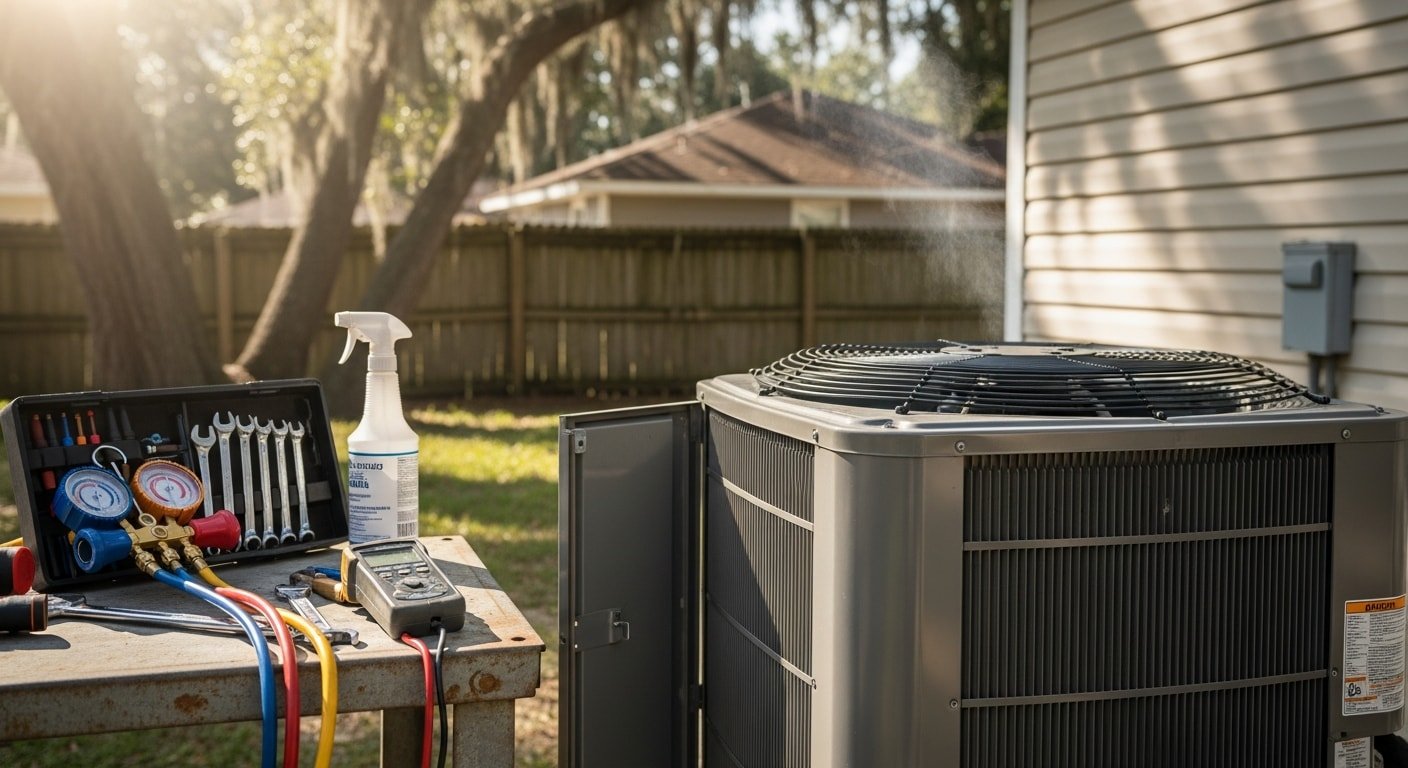 Air conditioning tune-up and service